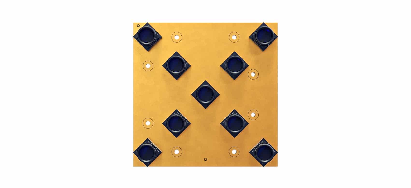 Camera array with 9 VC MIPI Camera Modules